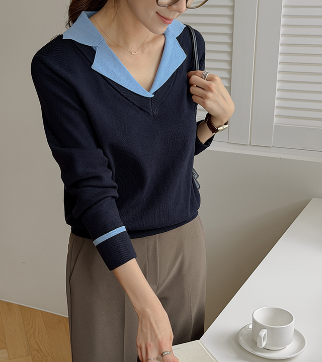 オーブニングレイヤードカラニット