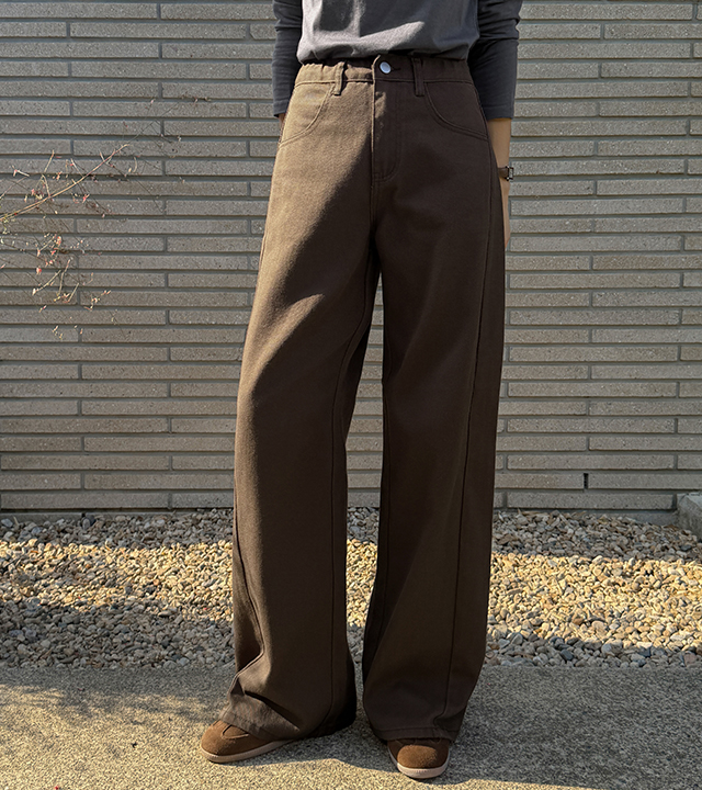 ロフト切開ワイドパンツ