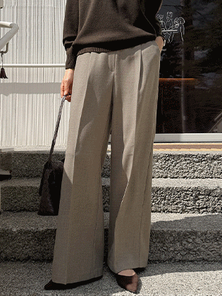 ジャーナルウォームタッチワイドスラックス