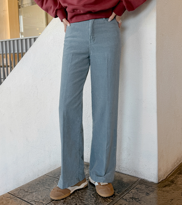 ルベコーデュロイバンディングパンツ